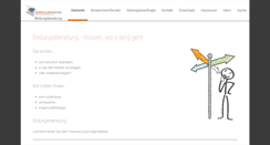 Desktop Screenshot of bildungsberatung-region-kassel.de